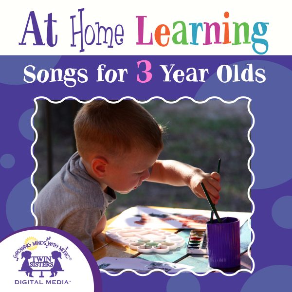 Image representing cover art for At Home Learning Songs For 3 Year Olds