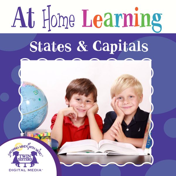 Image representing cover art for At Home Learning States & Capitals