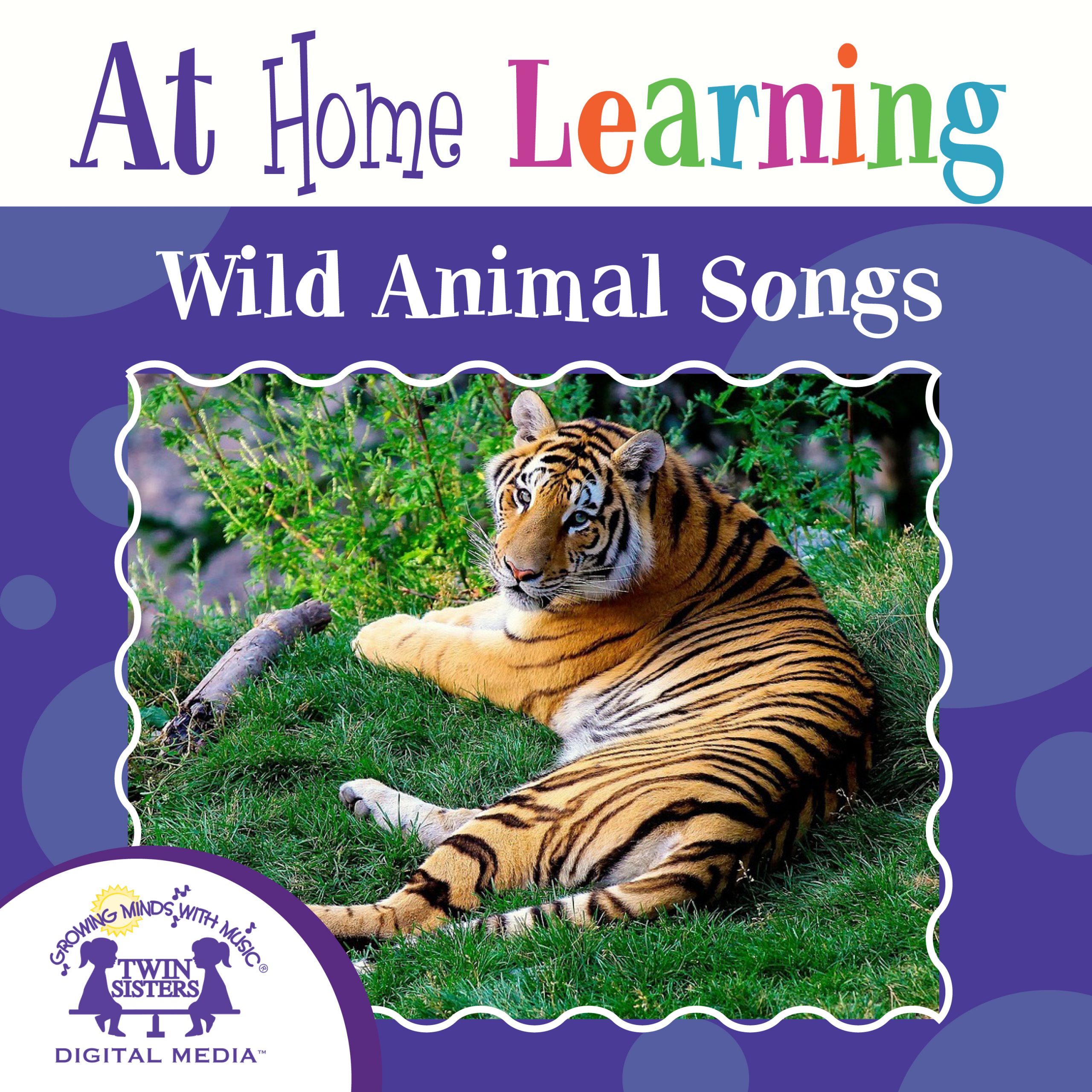 At Home Learning Wild Animal Songs | Twin Sisters
