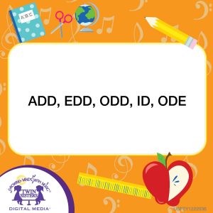 Image representing cover art for ADD, EDD, ODD, ID, ODE