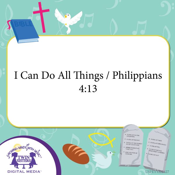 Image Representing Cover Art For I Can Do All Things / Philippians 4:13