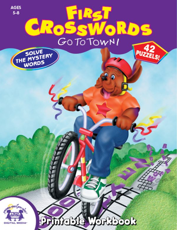 Cover Art For First Crosswords Go To Town