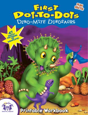 Cover art for First Dot-To-Dots Dino-Mite Dinosaurs