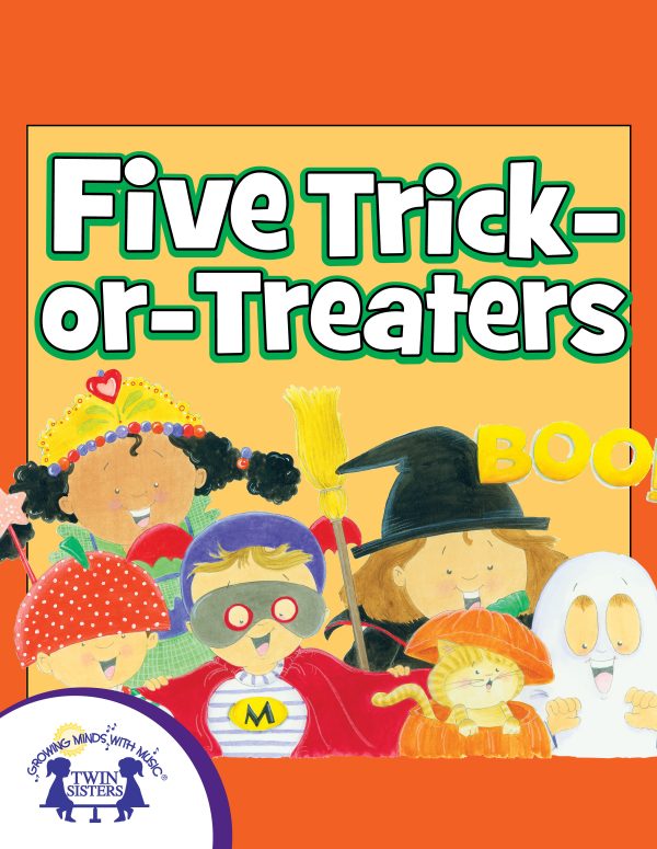 Cover Art For Five Trick-Or-Treaters