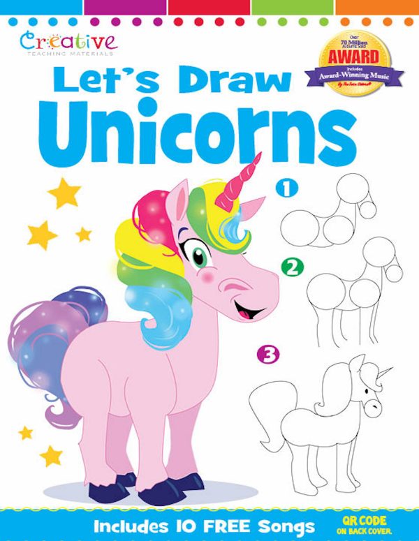 Cover Art For Let'S Draw Unicorns