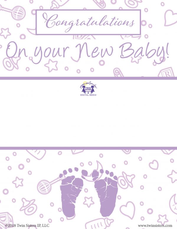 Congratulations! On Your New Baby Gift Certificate