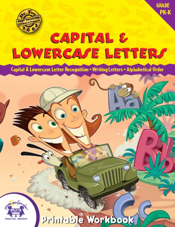 Cover Art For Learn On The Go: Capital &Amp; Lowercase Letters Prek+