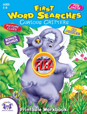 Cover art for First Word Searches Curious Critters