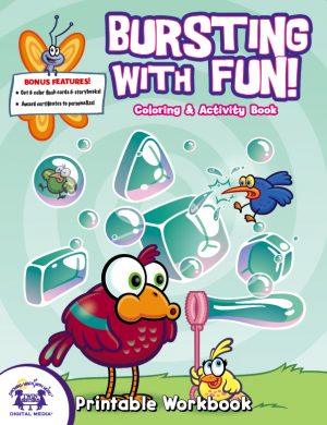 Cover art for Bursting With Fun Coloring & Activity Book