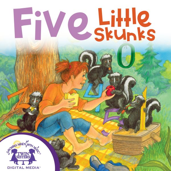 Cover Art For Five Little Skunks