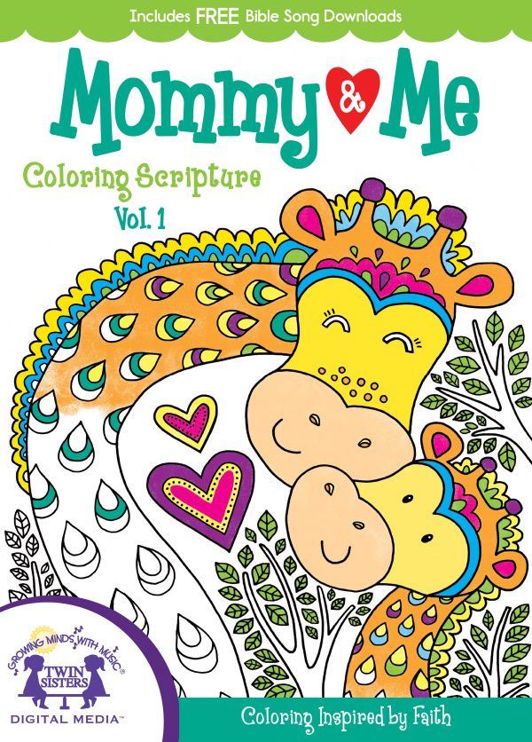 Cover Art For Mommy &Amp; Me Coloring Scripture Volume 1