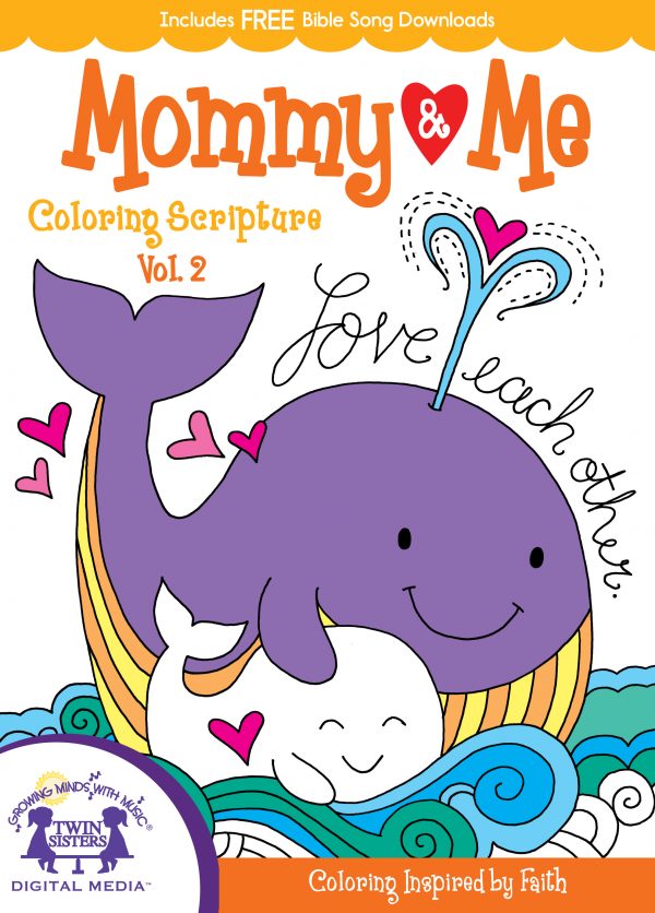 Cover Art For Mommy &Amp; Me Coloring Scripture Volume 2