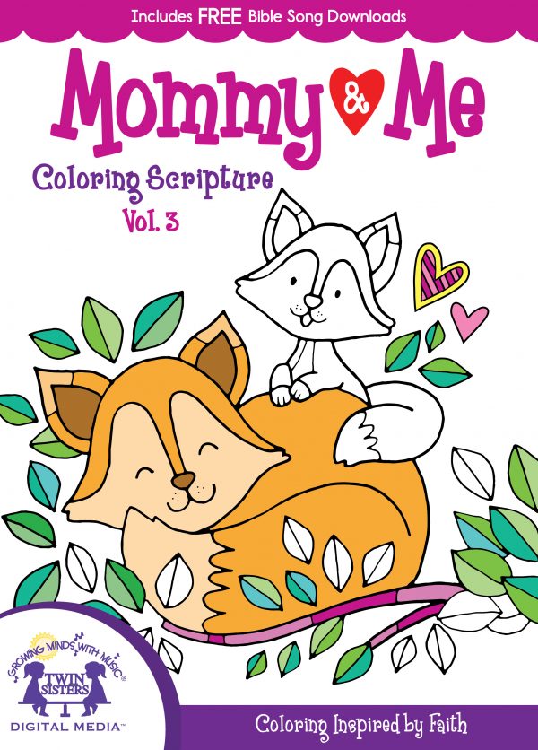 Cover Art For Mommy &Amp; Me Coloring Scripture Volume 3