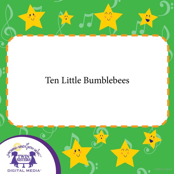 Cover Art For Ten Little Bumblebees