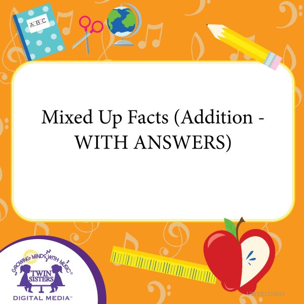 Cover Art For Mixed Up Facts (Addition - With Answers)