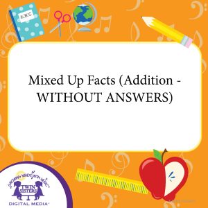 Cover art for Mixed Up Facts (Addition - WITHOUT ANSWERS)