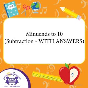 Cover art for Minuends to 10 (Subtraction - WITH ANSWERS)