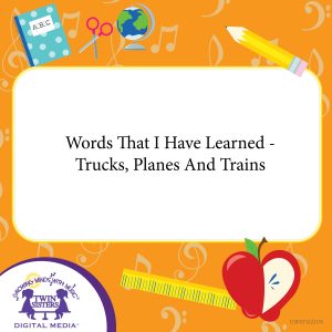 Cover art for Words That I Have Learned - Trucks, Planes And Trains