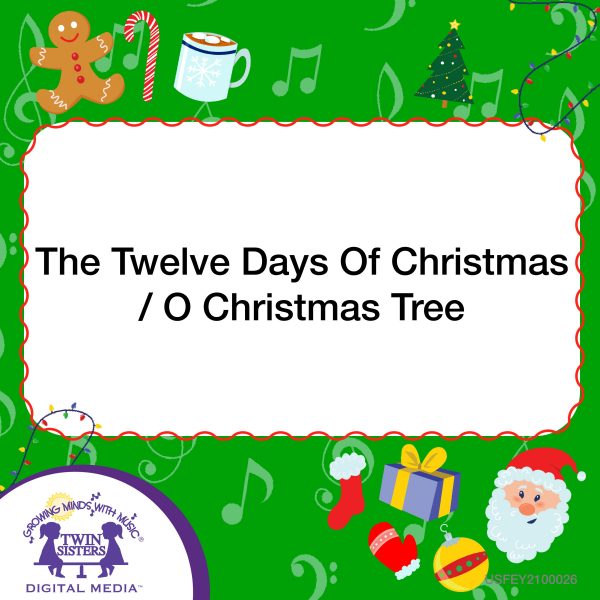 Cover Art For The Twelve Days Of Christmas / O Christmas Tree