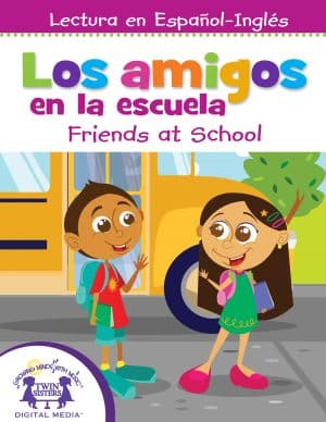 Image representing cover art for Los amigos en la escuela / Friends at School