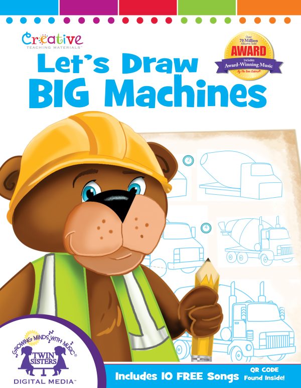 Cover Art For Let'S Draw Big Machines