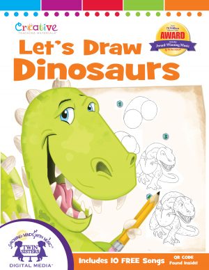 Cover art for Let's Draw Dinosaurs