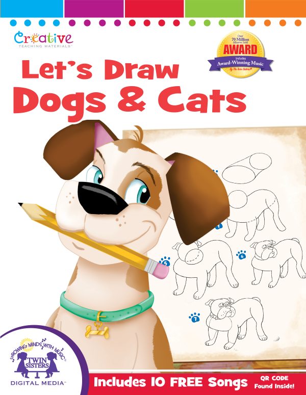 Cover art for Let's Draw Dogs and Cats