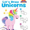 Cover art for Let's Draw Unicorns