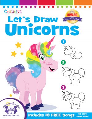 Cover art for Let's Draw Unicorns