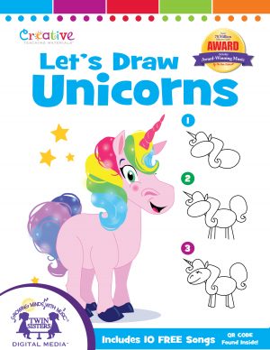 Cover art for Let's Draw Unicorns