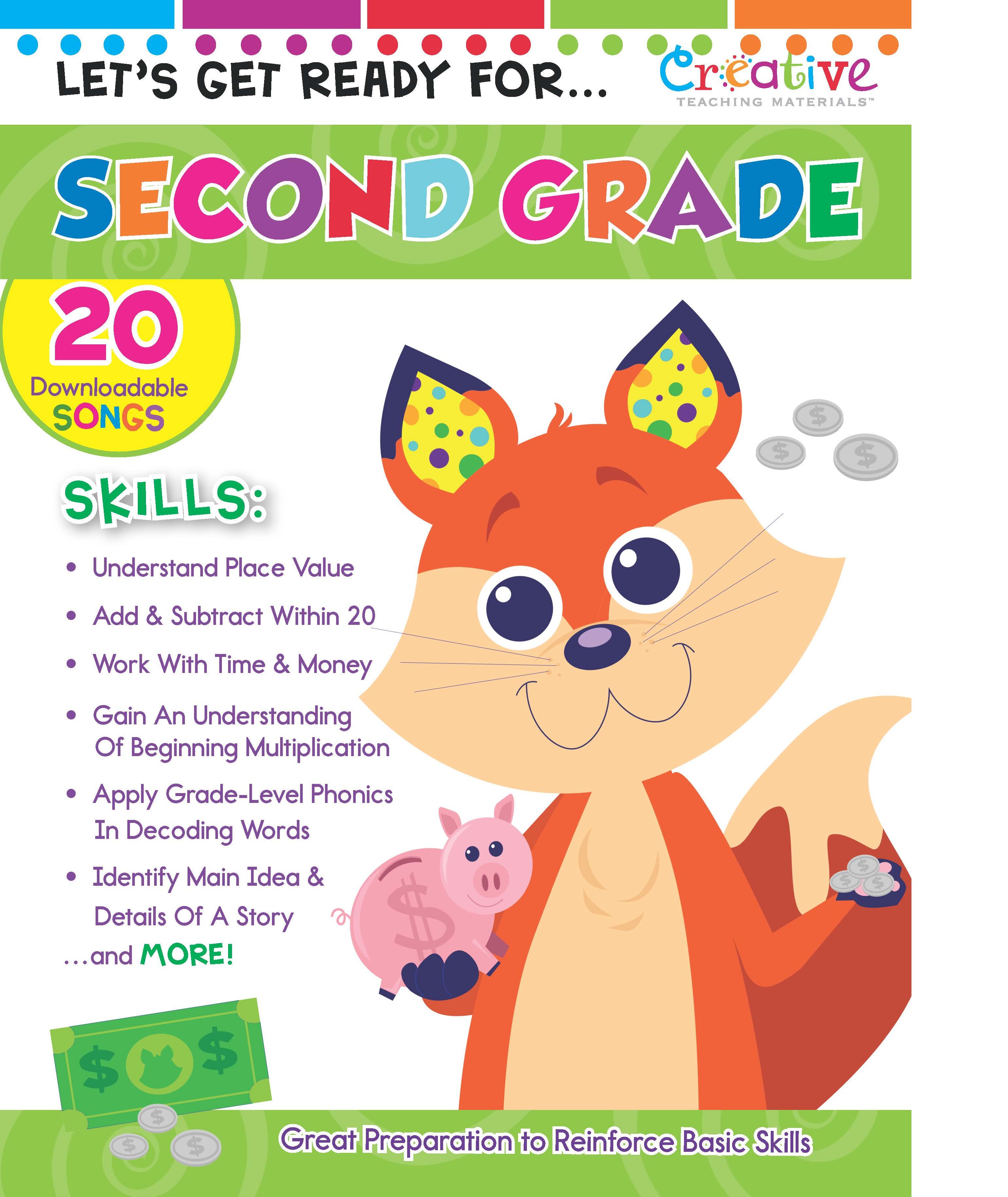 Cover art image for Let's Get Ready for Second Grade