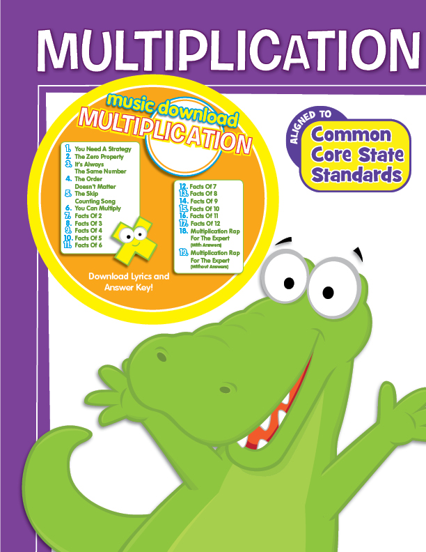 Multiplication Workbook workbook cover art