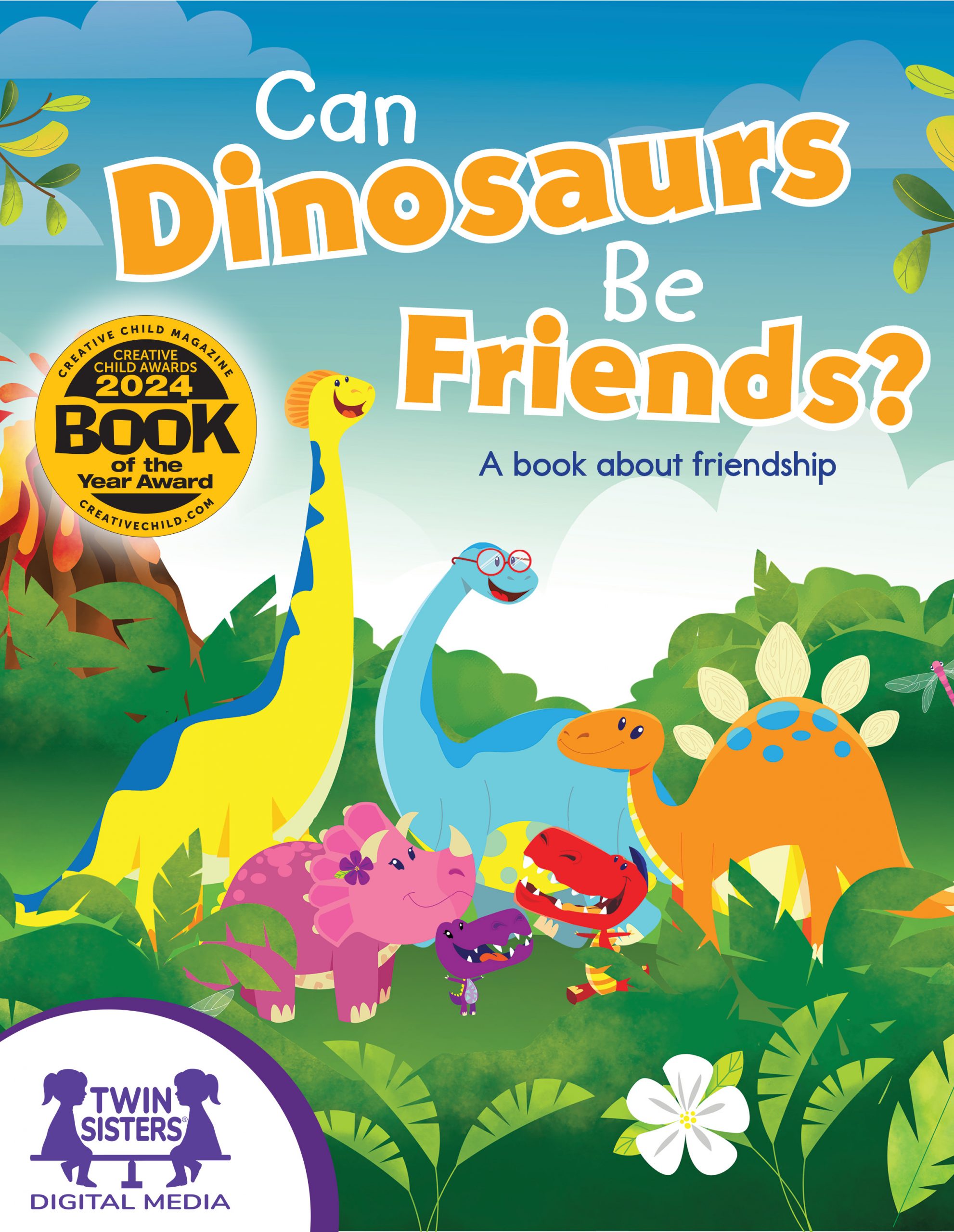 Cover art for Can Dinosaurs Be Friends.